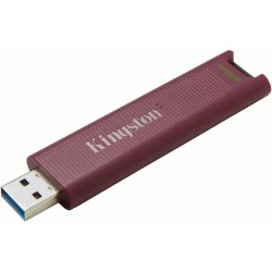 Флешка Kingston DataTraveler MaxA USB 3.2 256GB (DTMAXA/256GB) (бордовый)