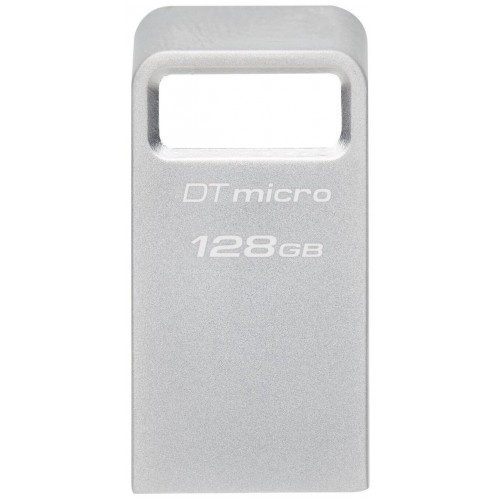 Флешка Kingston DataTraveler Micro USB 3.0 128GB (DTMC3G2/128GB) (серебристый) 