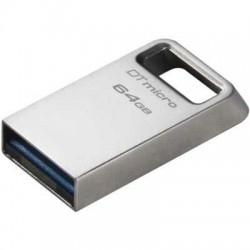 Флешка Kingston DataTraveler Micro USB 3.0 64GB (DTMC3G2/64) (серебристый)