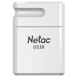 Флешка Netac U116 16GB (NT03U116N-016G-20WH) (белый)
