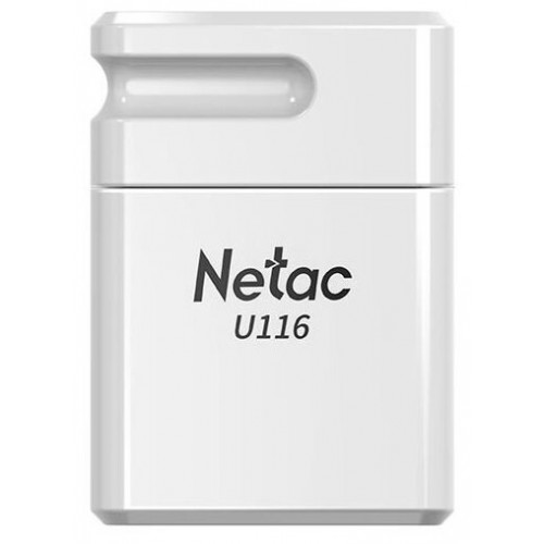 Флешка Netac U116 16GB (NT03U116N-016G-20WH) (белый) 