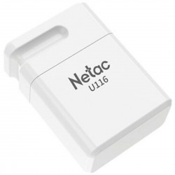 Флешка Netac U116 USB2.0 8GB (NT03U116N-008G-20WH) (белый)