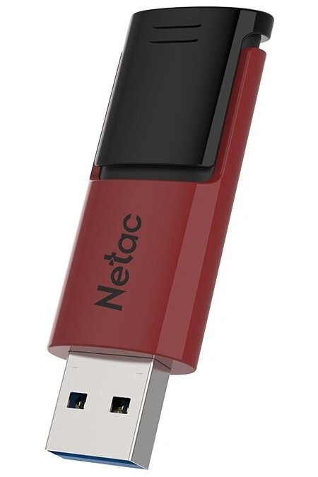 Флешка Netac U182 USB3.2 64GB (NT03U182N-064G-32RE) (красный/черный) 1