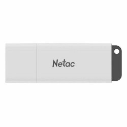 Флешка Netac U185 USB 2.0 16GB (NT03U185N-016G-20WH) (белый/черный)