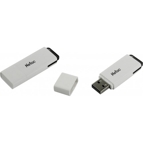 Флешка Netac U185 USB 2.0 16GB (NT03U185N-016G-20WH) (белый/черный) 2