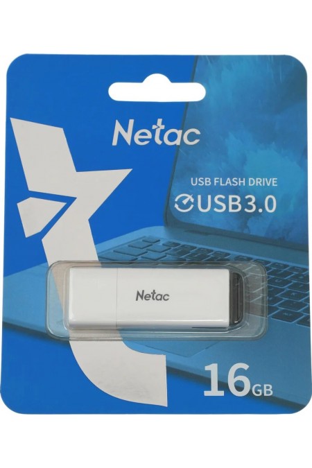 Флешка Netac U185 USB 3.0 16GB (NT03U185N-016G-32WH) (белый) 