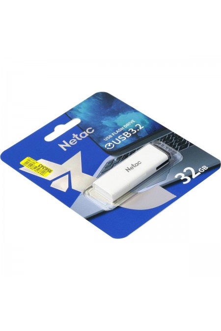 Флешка Netac U185 USB 3.0 32GB (NT03U185N-032G-32WH) (белый) 