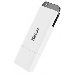 Флешка Netac U185 USB 3.2 16GB (NT03U185N-016G-30WH) (белый/черный)