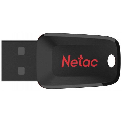 Флешка Netac U197 USB 2.0 128GB (NT03U197N-128G-20BK) (черный/красный) 3