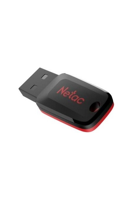 Флешка Netac U197 USB 2.0 4GB (NT03U197N-004G-20BK) (черный/красный) 1