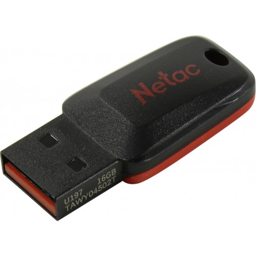 Флешка Netac U197 USB2.0 16GB (NT03U197N-016G-20BK) (черный) 4