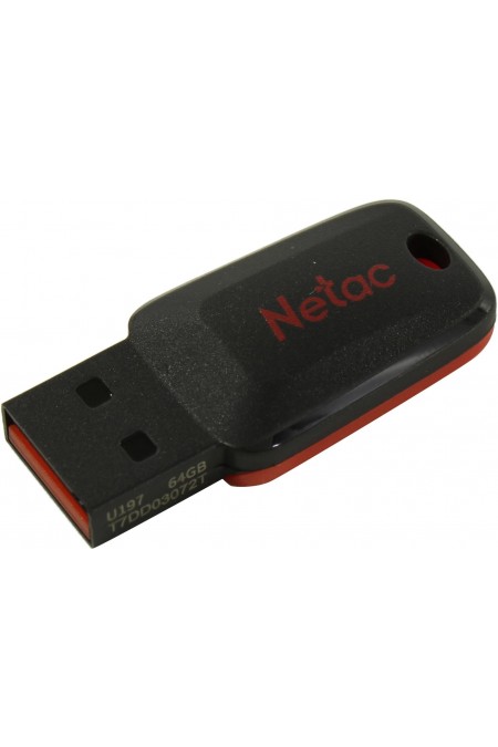 Флешка Netac U197 USB2.0 64GB (NT03U197N-064G-20BK) (черный) 5