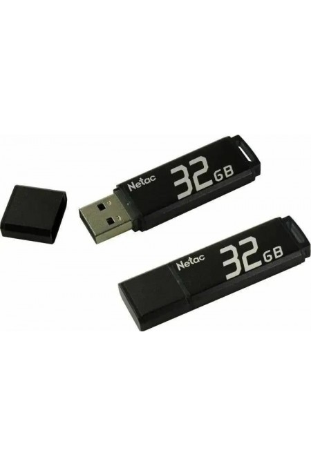 Флешка Netac U351 USB 3.0 32GB (NT03U351N-032G-32BK) (черный) 