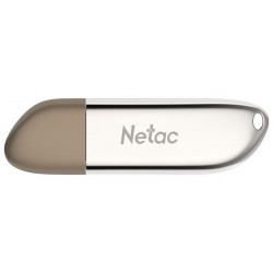 Флешка Netac U352 128GB (NT03U352N-128G-30PN) (серебристый/бежевый)