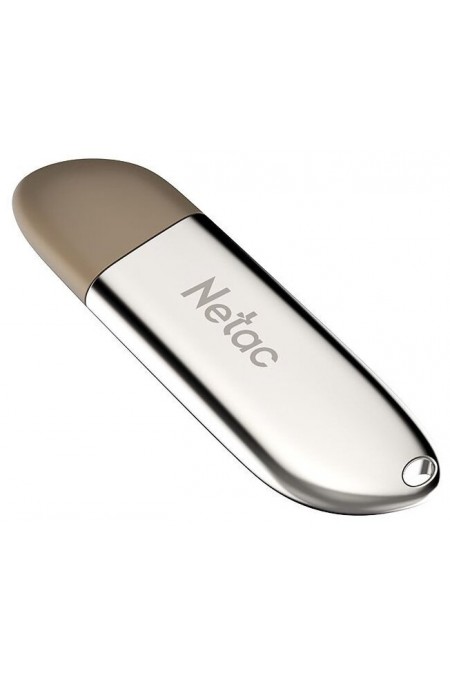 Флешка Netac U352 128GB (NT03U352N-128G-30PN) (серебристый/бежевый) 1