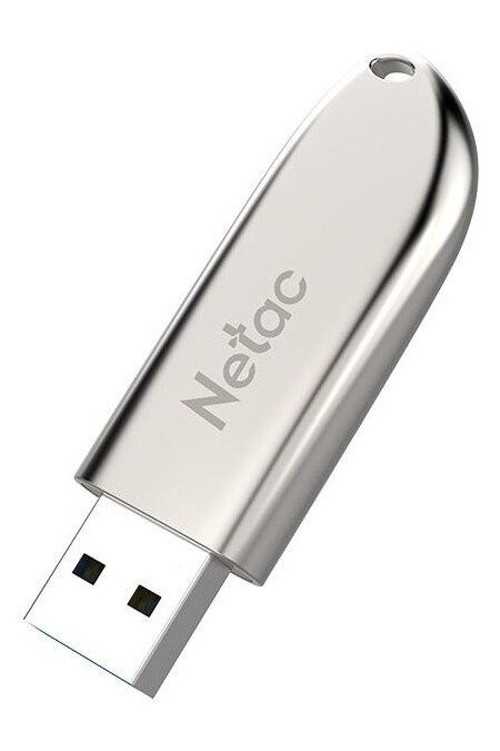 Флешка Netac U352 128GB (NT03U352N-128G-30PN) (серебристый/бежевый) 3