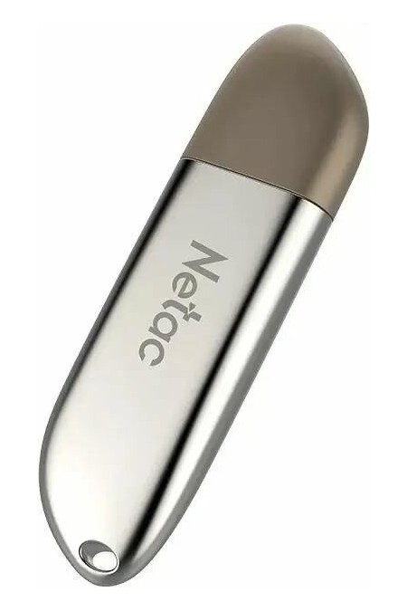 Флешка Netac U352 (NT03U352N-032G-32PN) USB 3.0 32GB (серебристый/коричневый) 1