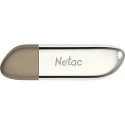 Флешка Netac U352 (NT03U352N-064G-32PN) USB3.0 64GB (серебристый/коричневый)