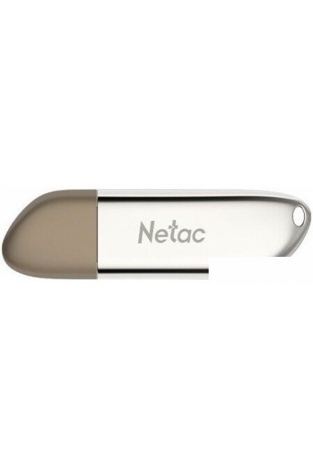 Флешка Netac U352 (NT03U352N-256G-32PN) USB 3.0 256GB (серебристый/коричневый) 