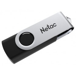Флешка Netac U505 256GB (NT03U505N-256G-30BK) (серебристый/черный)