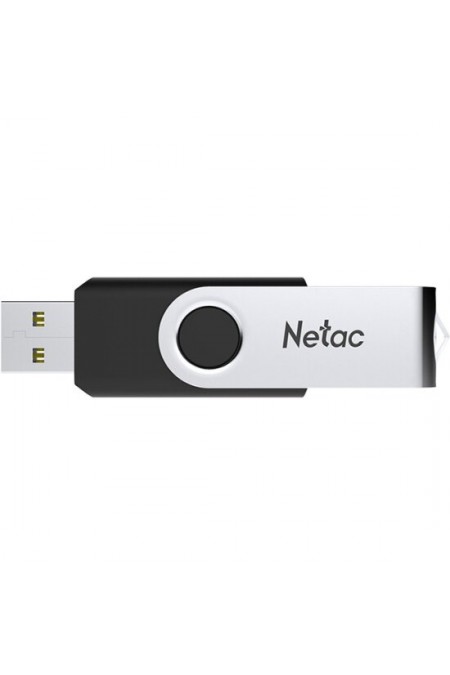 Флешка Netac U505 64GB (NT03U505N-064G-20BK) (серебристый/черный) 1