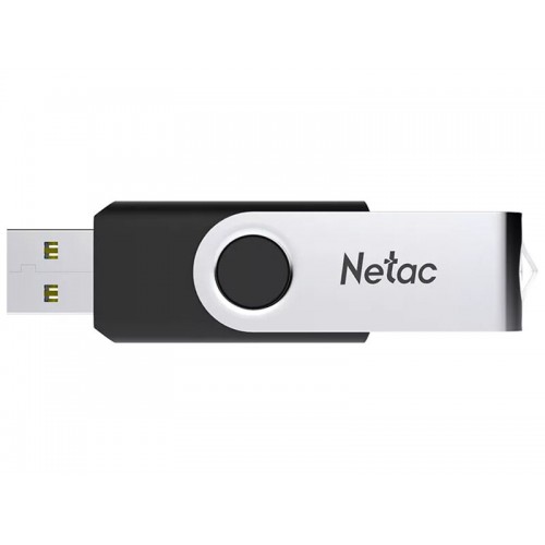 Флешка Netac U505 64GB (NT03U505N-064G-30BK) (серебристый/черный) 4