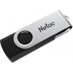 Флешка Netac U505 (NT03U505N-064G-32BK) USB 3.0 64GB (черный/серебристый)