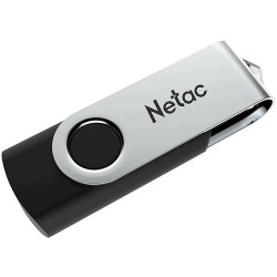 Флешка Netac U505 (NT03U505N-128G-20BK) USB 2.0 128GB (черный/серебристый)