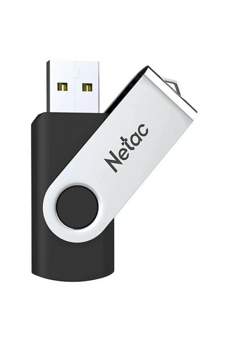 Флешка Netac U505 (NT03U505N-128G-20BK) USB 2.0 128GB (черный/серебристый) 2