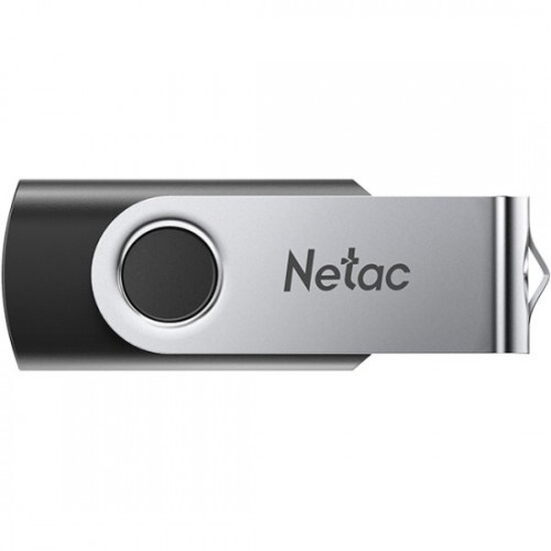 Флешка Netac U505 USB 2.0 16GB (NT03U505N-016G-20BK) (черный/серебристый) 2