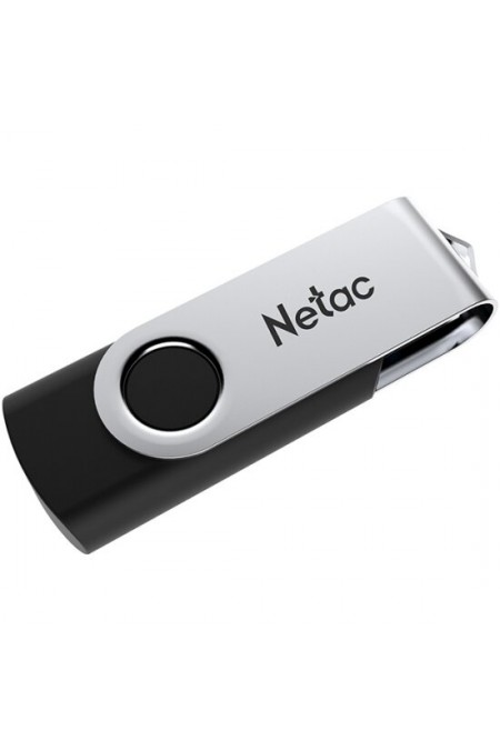 Флешка Netac U505 USB 2.0 32GB (NT03U505N-032G-20BK) (черный/серебристый) 1