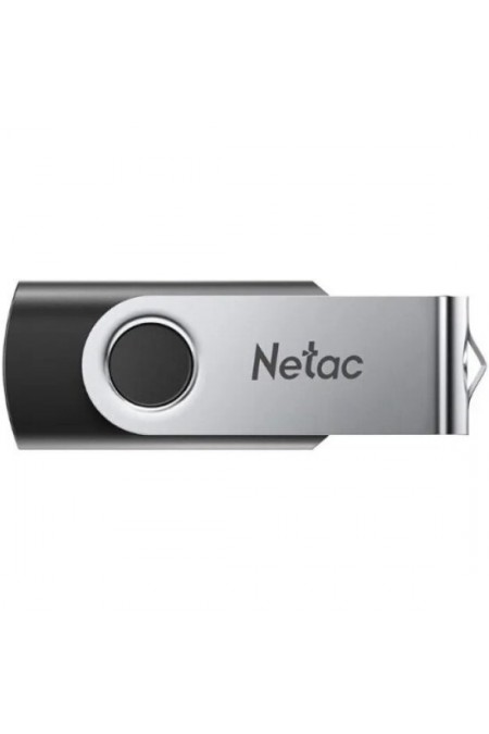 Флешка Netac U505 USB 2.0 4GB (NT03U505N-004G-20BK) (черный/серебристый) 