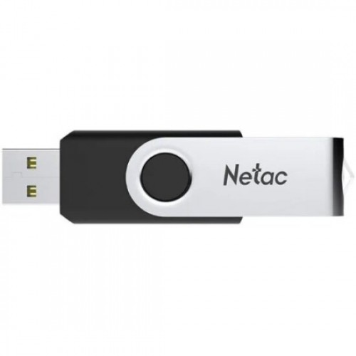 Флешка Netac U505 USB 2.0 4GB (NT03U505N-004G-20BK) (черный/серебристый) 1