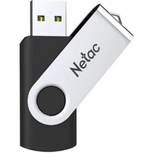 Флешка Netac U505 USB 2.0 4GB (NT03U505N-004G-20BK) (черный/серебристый) 2