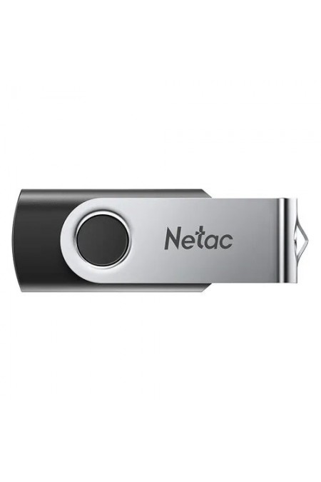 Флешка Netac U505 USB 2.0 8GB (NT03U505N-008G-20BK) (черный/серебристый) 