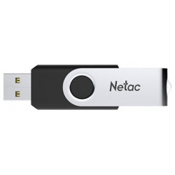 Флешка Netac U505 USB3.0 128GB (NT03U505N-128G-30BK) (черный/серебристый)