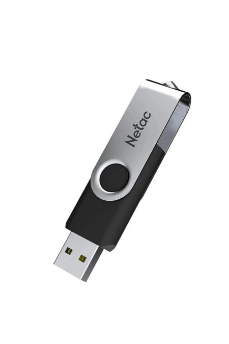Флешка Netac U505 USB3.0 16GB (NT03U505N-016G-30BK) (черный/серебристый) 