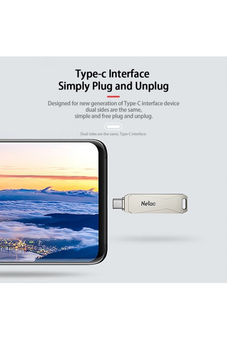 Флешка Netac U782C USB3.0 64GB (NT03U782C-064G-32PN) (серебристый) 6