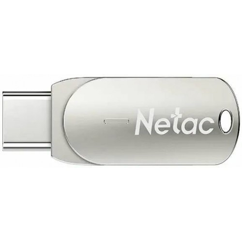 Флешка Netac U785C USB 3.0+TypeC Dual Flash Drive 16GB (NT03U785C-016G-32PN) (серебристый) 2