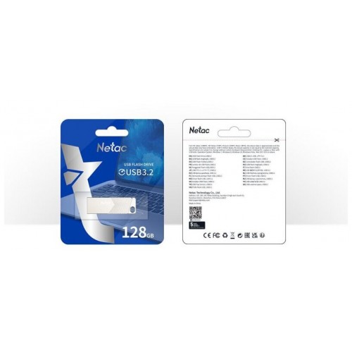 Флешка Netac UM1 128GB (NT03UM1N-128G-32PN) (серебристый) 3