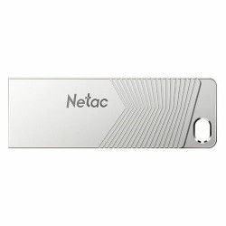 Флешка Netac UM1 USB 3.2 Gen 1 64GB (NT03UM1N-064G-32PN) (серебристый)