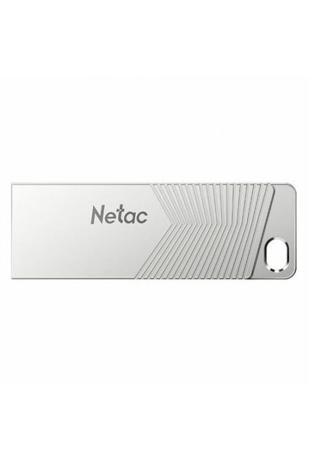 Флешка Netac UM1 USB 3.2 Gen 1 64GB (NT03UM1N-064G-32PN) (серебристый) 