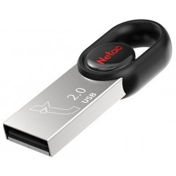 Флешка Netac UM2 USB 2.0 16GB (NT03UM2N-016G-20BK) (серебристый)