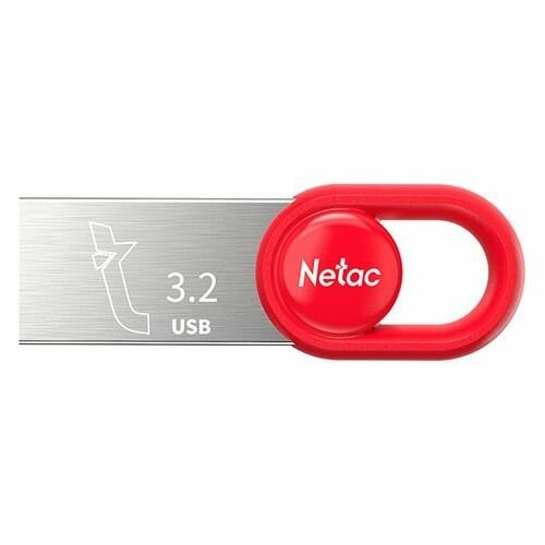 Флешка Netac UM2 USB 3.2 32GB (NT03UM2N-032G-32RE) (красный) 