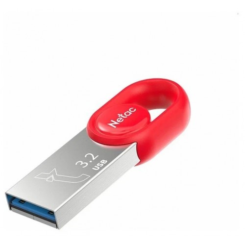 Флешка Netac UM2 USB 3.2 32GB (NT03UM2N-032G-32RE) (красный) 3