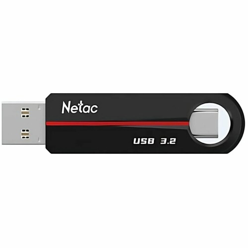 Флешка Netac US18 USB 3.2+TypeC 256GB (NT03US18C-256G-32BK) (черный) 