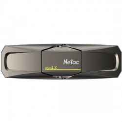 Флешка Netac US5 USB 3.2+TypeC 512GB (NT03US5C-512G-32TA) (черный)