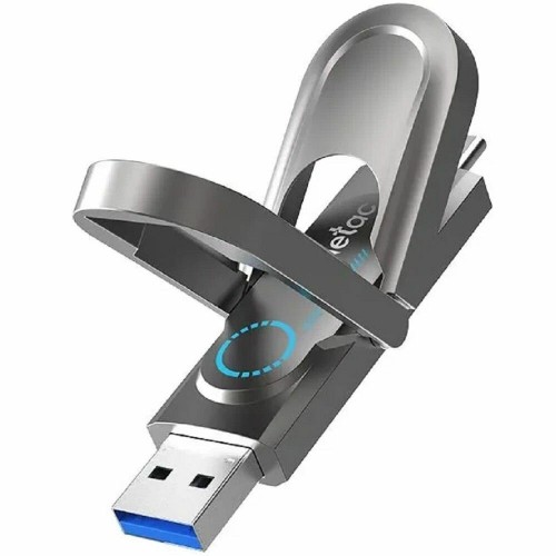 Флешка Netac US9 USB 3.2 256GB (NT03US9C-256G-32TA) (серый) 2