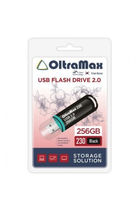 Флешка OLTRAMAX 230 USB 2.0 256GB (OM-256GB-230) (черный) 
