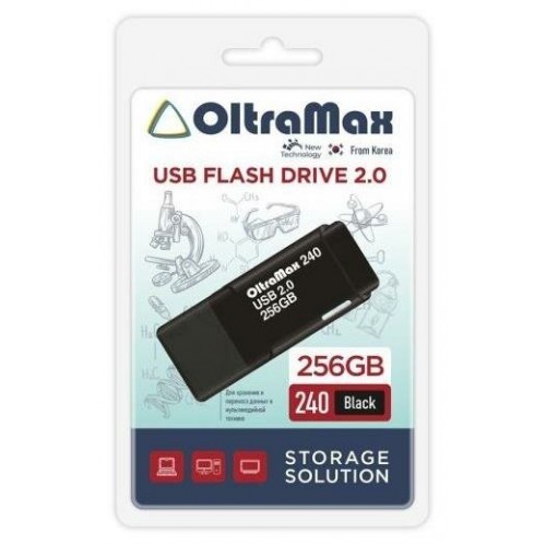 Флешка OLTRAMAX 240 USB 2.0 256GB (OM-256GB-240) (черный) 